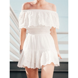 Off shoulder boho dress