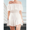 Off shoulder boho dress