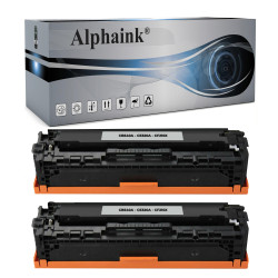 2 Toner Canon CB540A-BK Nero Rigenerato